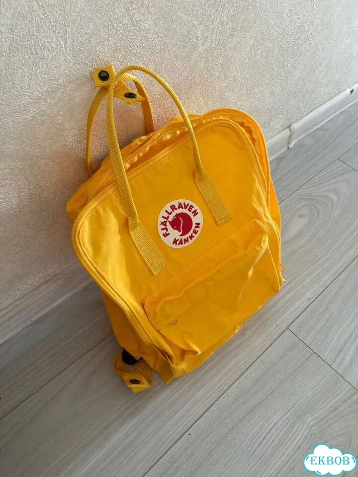 Рюкзак Fjallraven Kanken (Канкен) жёлтый оригинал фото 7