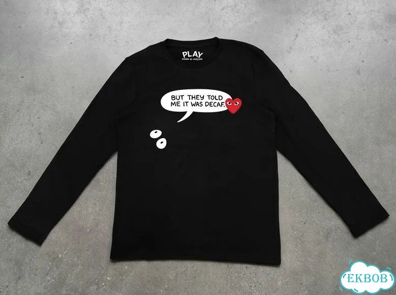Лонгслив черный 2011 Comme Des Garcons x Matt Groening Tee streetwear vintage unisex DAC0151 фото 1