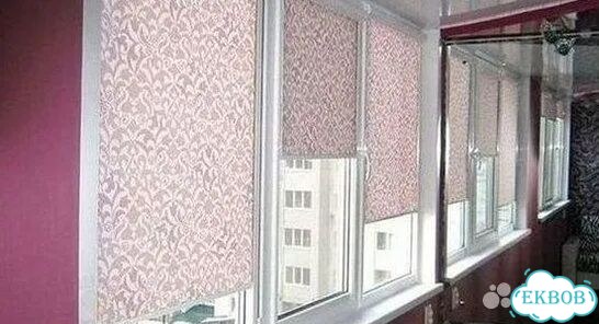 Рулонные шторы жалюзи на пластиковые окна фото 3