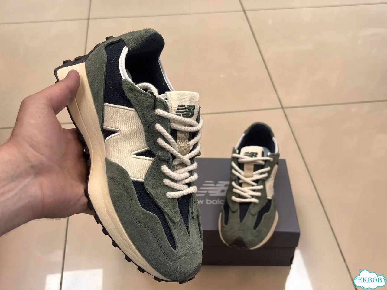 New Balance 327 Green мужские 41-45 фото 1