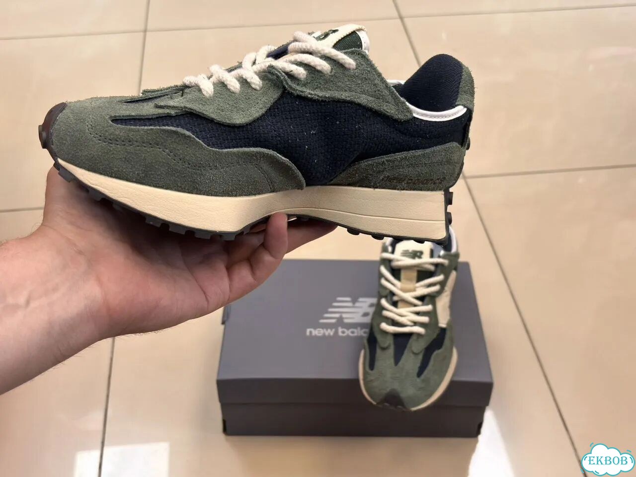 New Balance 327 Green мужские 41-45 фото 4