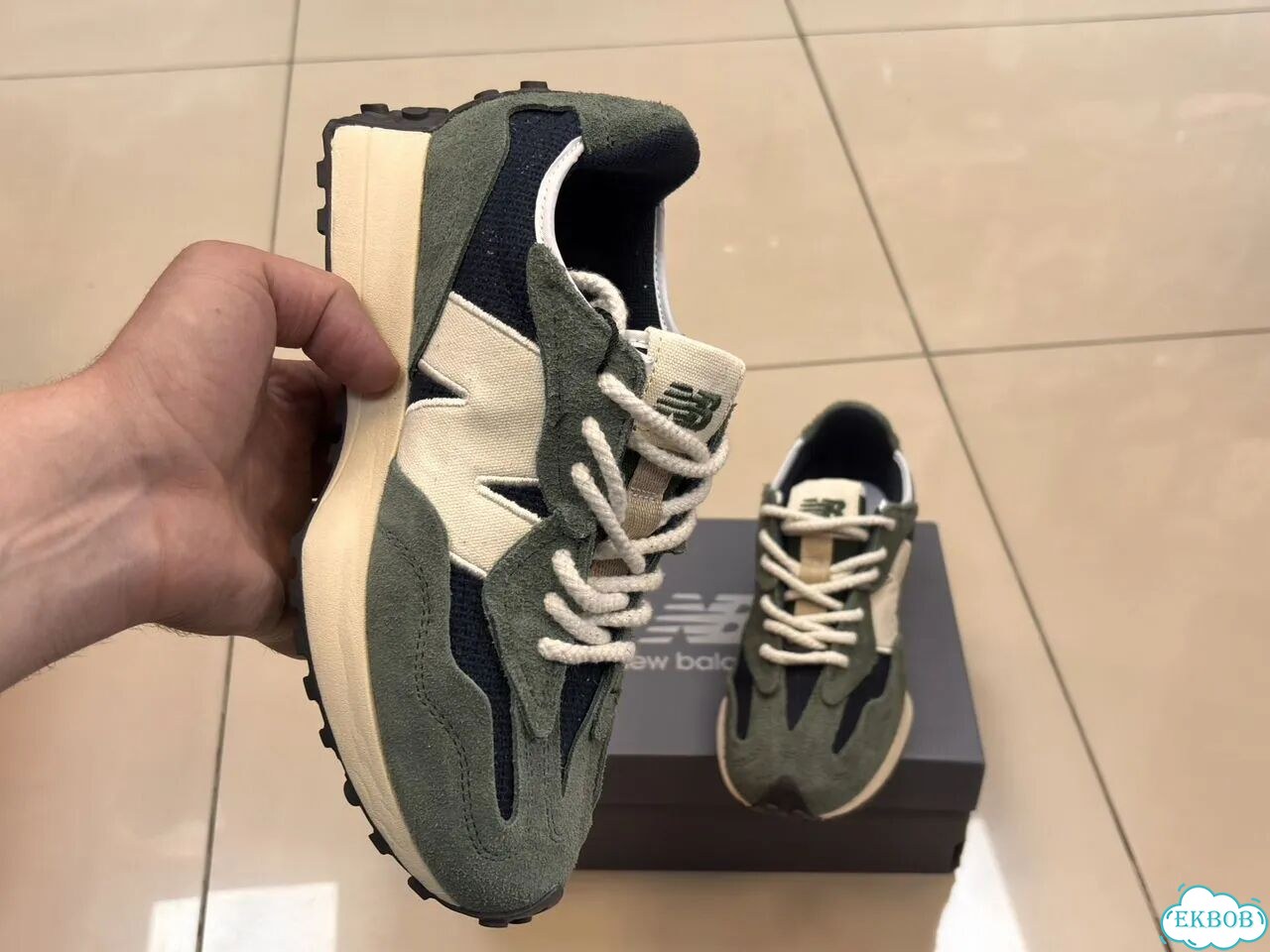 New Balance 327 Green мужские 41-45 фото 5