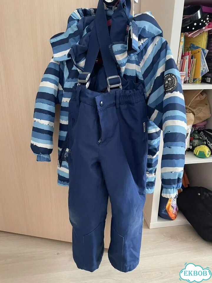 Зимний костюм 104 110 для мальчика Bjorka фото 2