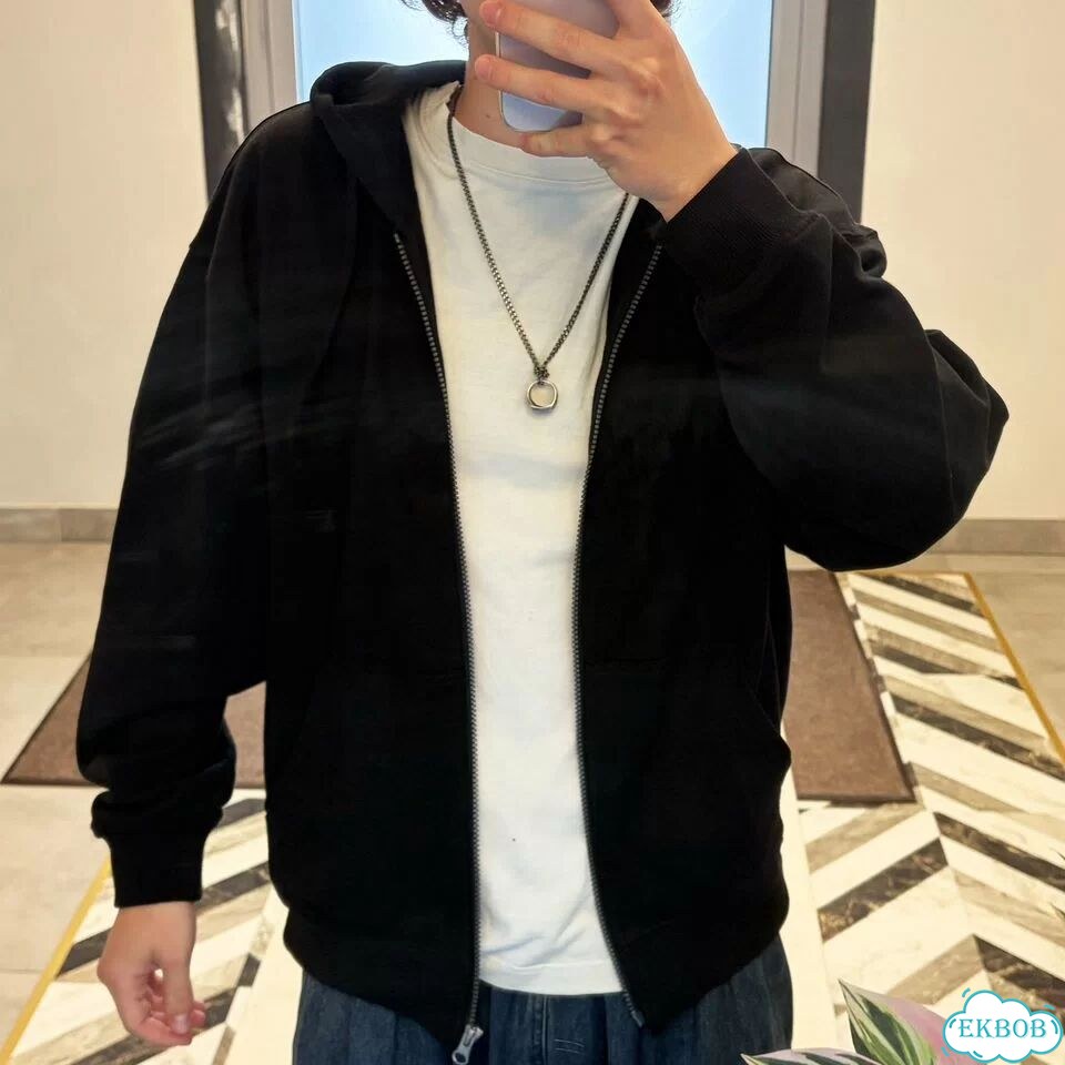 Зип худи оверсайз Streetwear Y2K унисекс фото 3