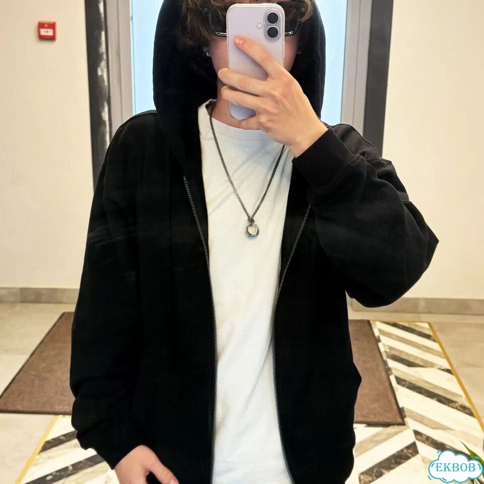 Зип худи оверсайз Streetwear Y2K унисекс фото 4