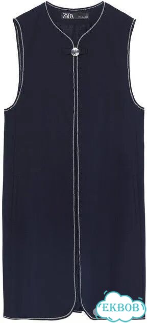 Жилет женский удлиненный Zara фото 2