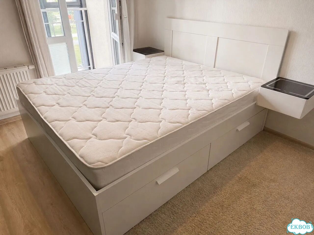 Кровать двуспальная 160×200 IKEA фото 1