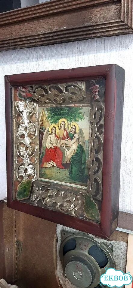 Старинные иконы Троица фото 4