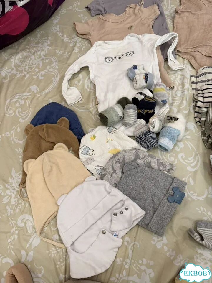 Много детской одежды для малыша 0-1 года фото 3