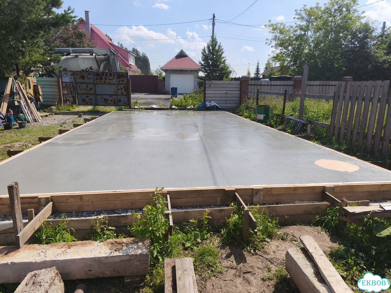 Фундамент под ключ Бетонные работы Заливка плиты фото 10