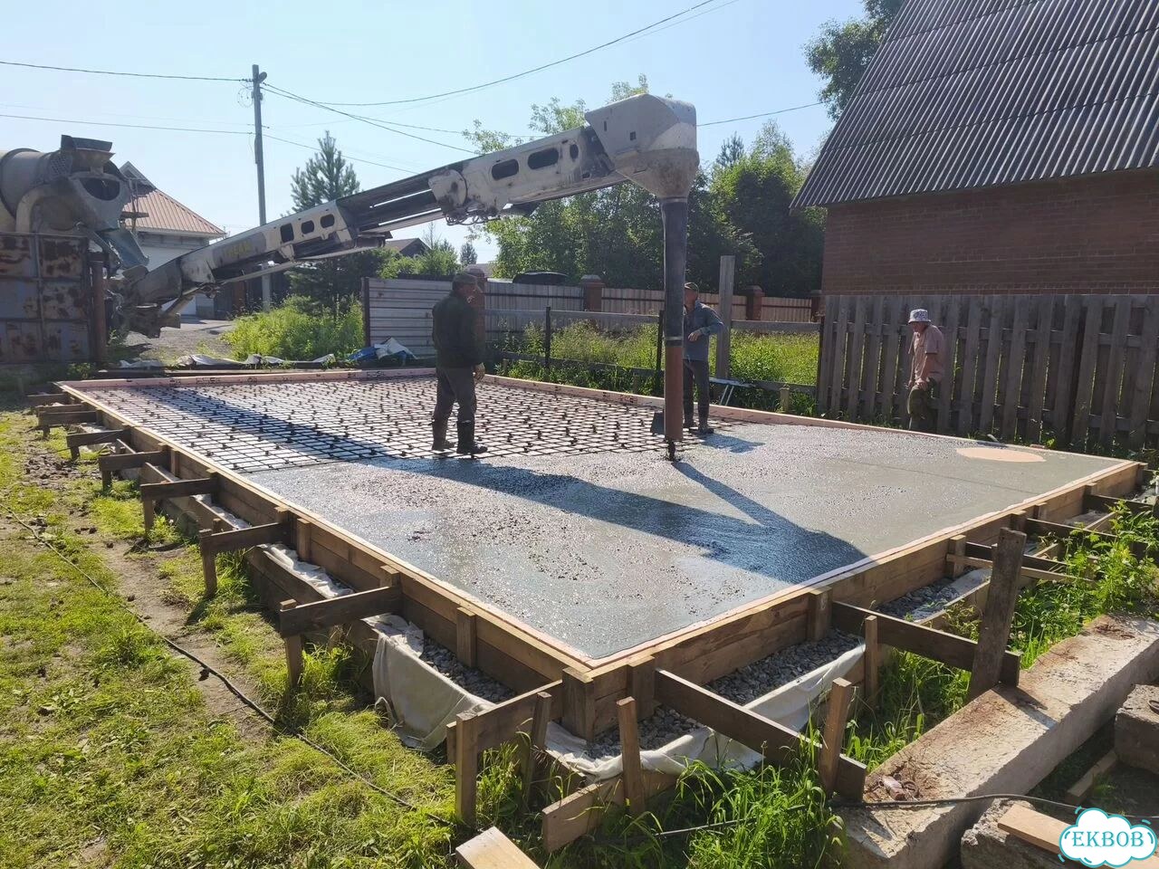 Фундамент под ключ Бетонные работы Заливка плиты фото 8