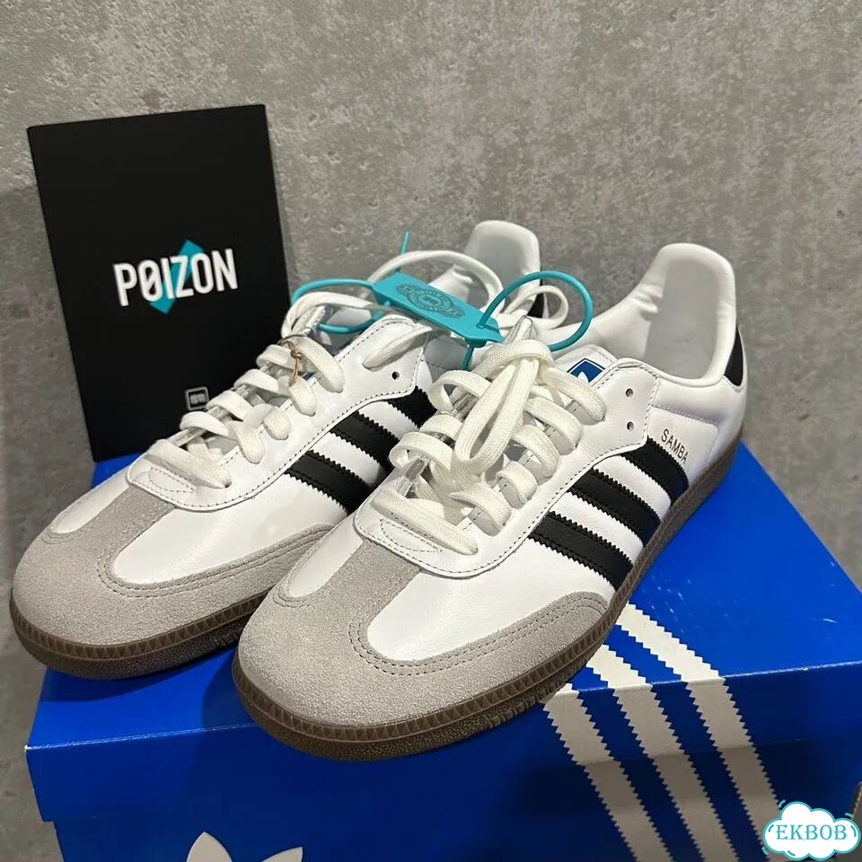 Adidas Originals Samba OG Low White Black /44.5 EU фото 3