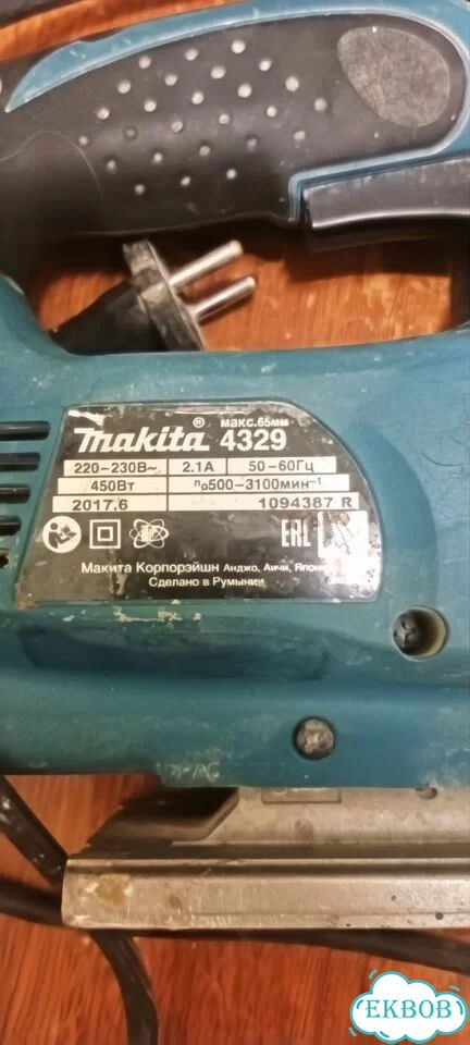 Лобзик электрический makita 4329 Румыния фото 2