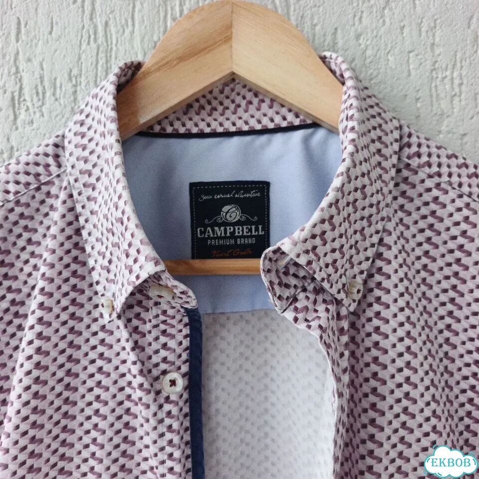 Рубашка мужская Campbell 50 хлопковая фото 2