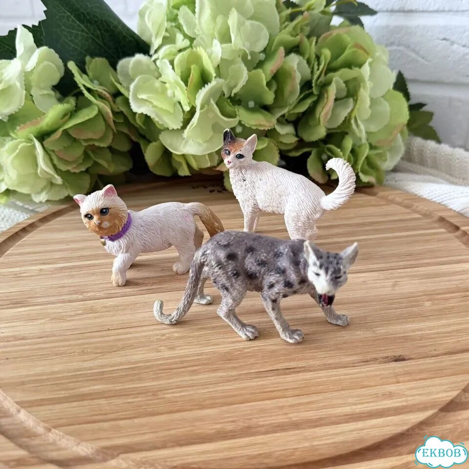 Коллекция кошачьих Фигурки животных кошки фото 9