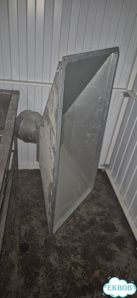 Зонт вытяжной из нержавеющей стали фото 1