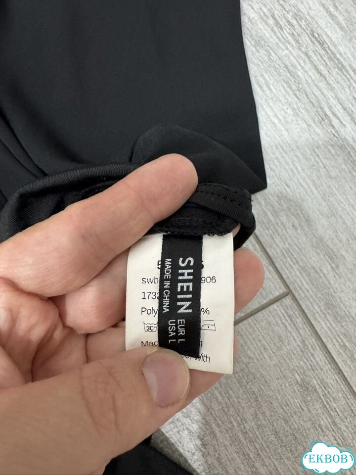 Боди черное shein L фото 5