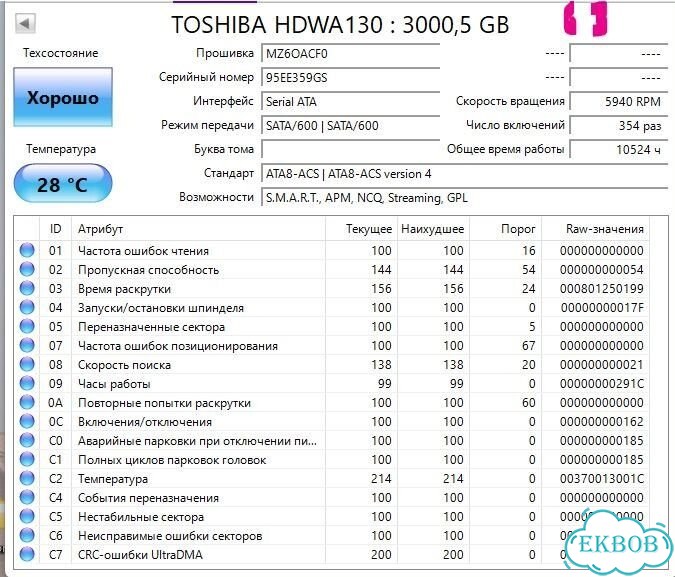 Жесткий диск Toshiba 3 tb фото 5