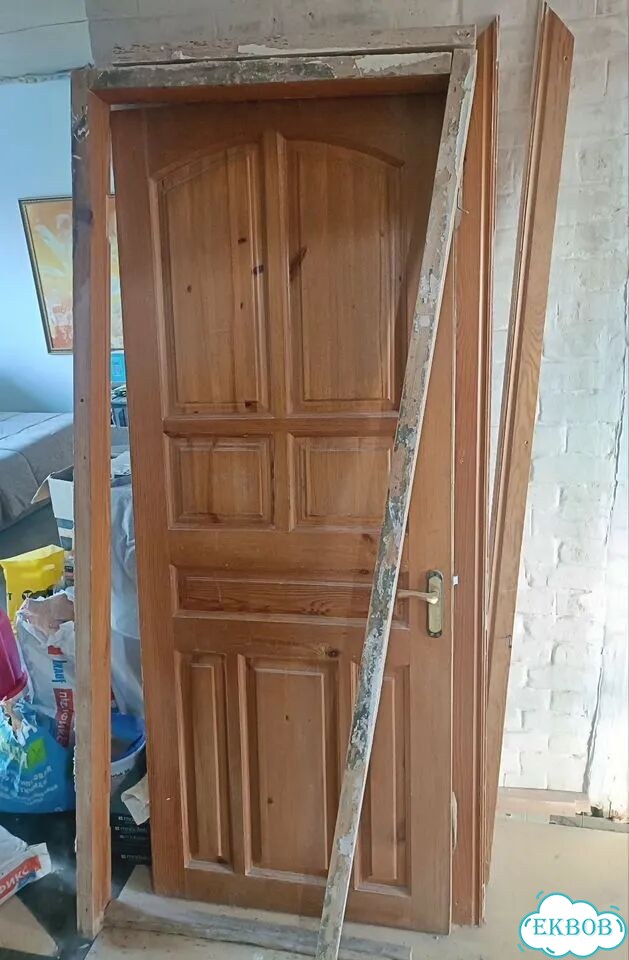Дверь из массива с коробкой фото 2