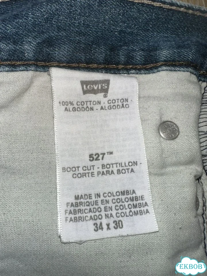 Levi's 527 Slim Bootcut vintage 2010г(w34/L30)ориг фото 8