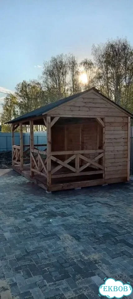 Беседки шатер/домик/с хозблоком фото 1