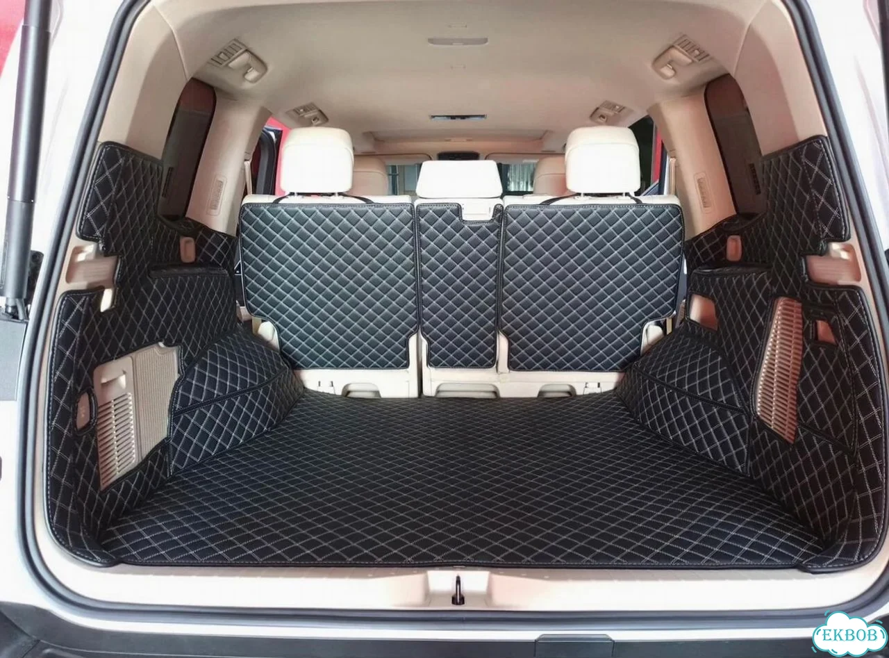3Д коврики в багажник toyota land cruiser 300 фото 1