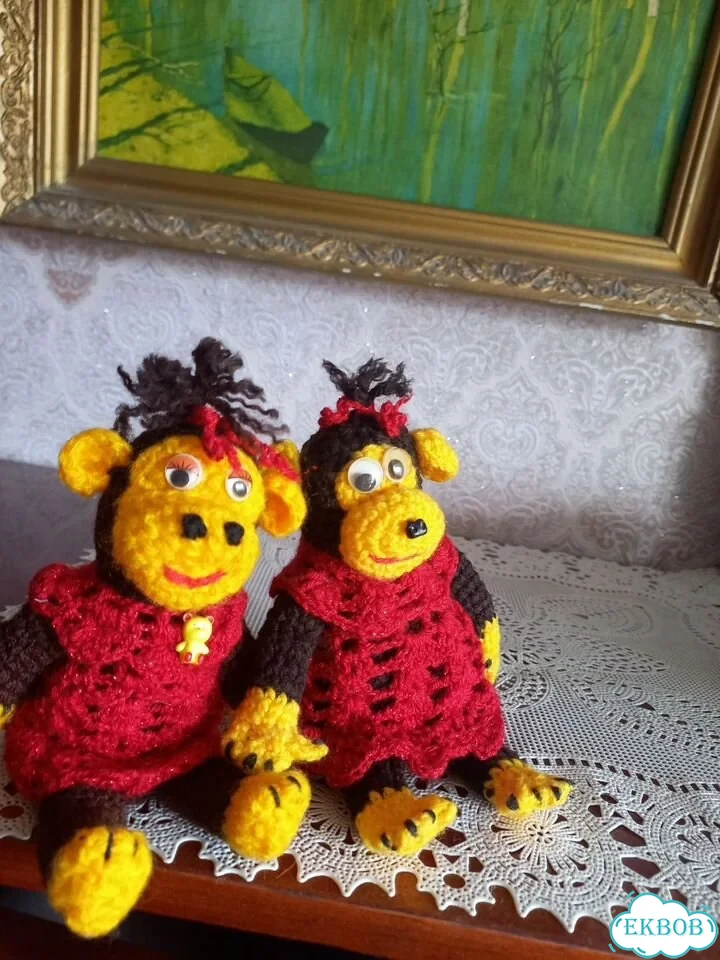 Игрушки обезьянки фото 2