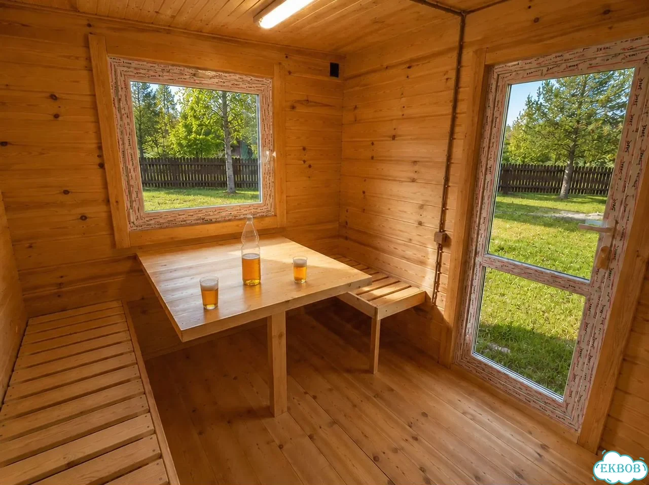 Баня 6м на круглый год с фундаментом фото 1