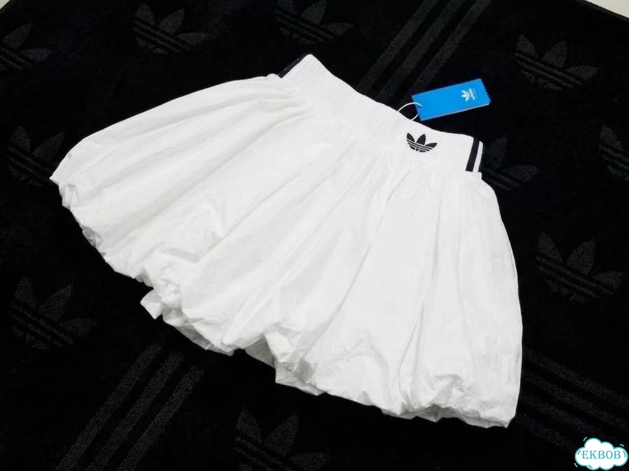 Мини юбка Adidas Originals белая фото 1