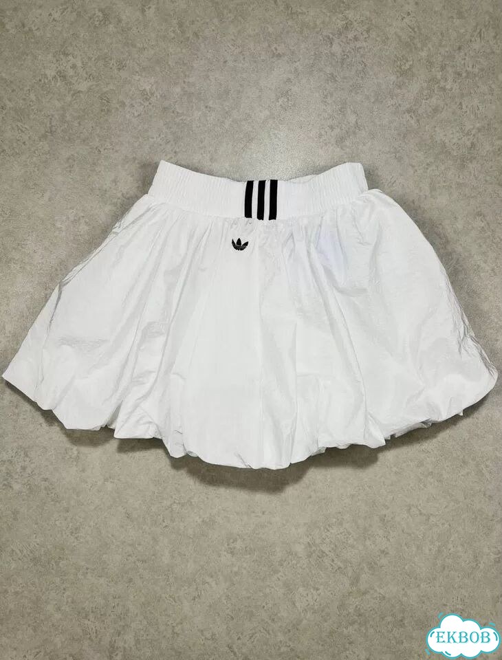 Мини юбка Adidas Originals белая фото 2