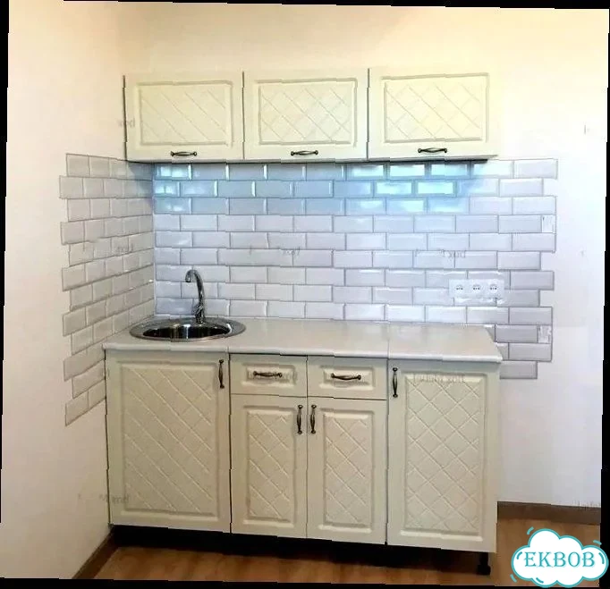 Кухонный гарнитур модульный с матовыми фасадами мдф фото 2