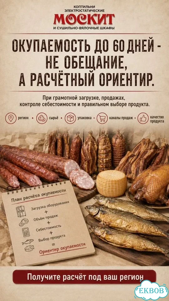 Коптильно-вялочный цех фото 10
