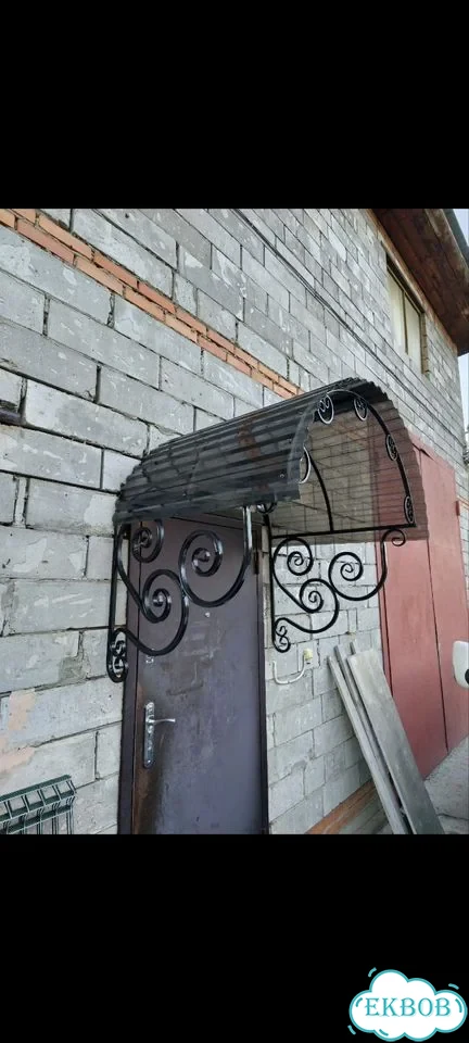 Продам кованый козырек фото 1