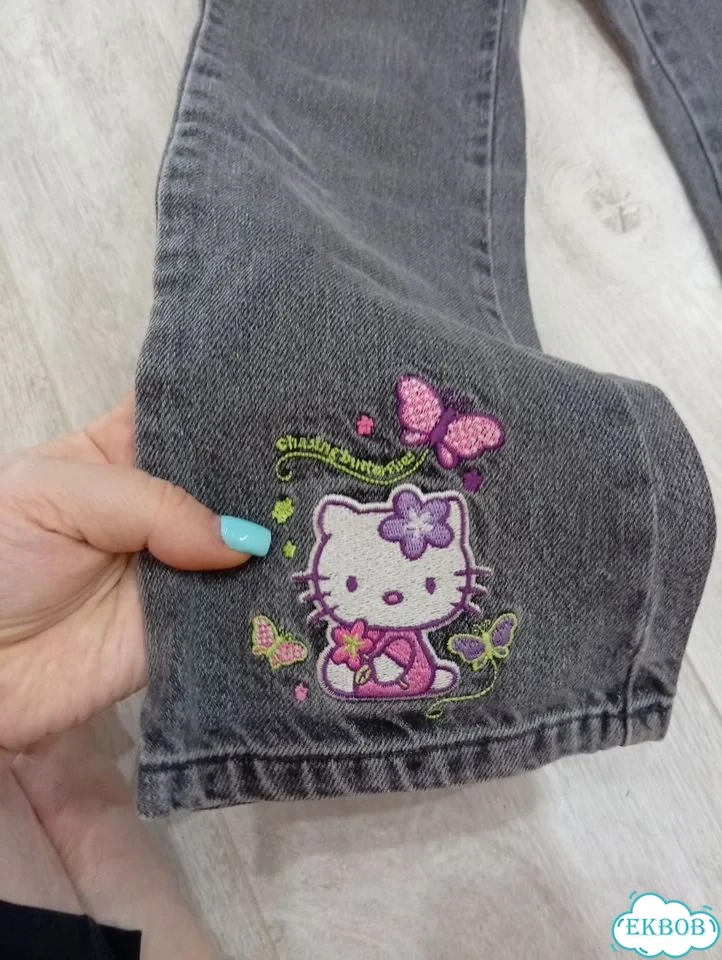 Джинсы hello kitty фото 3