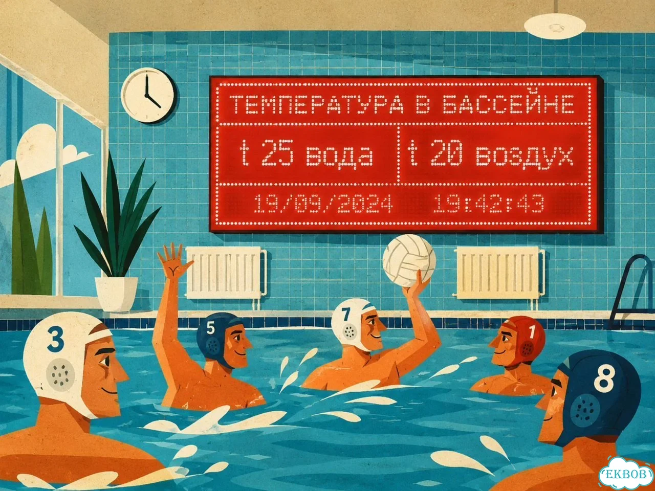 Бегущая строка 131х51 см красного свечения фото 9