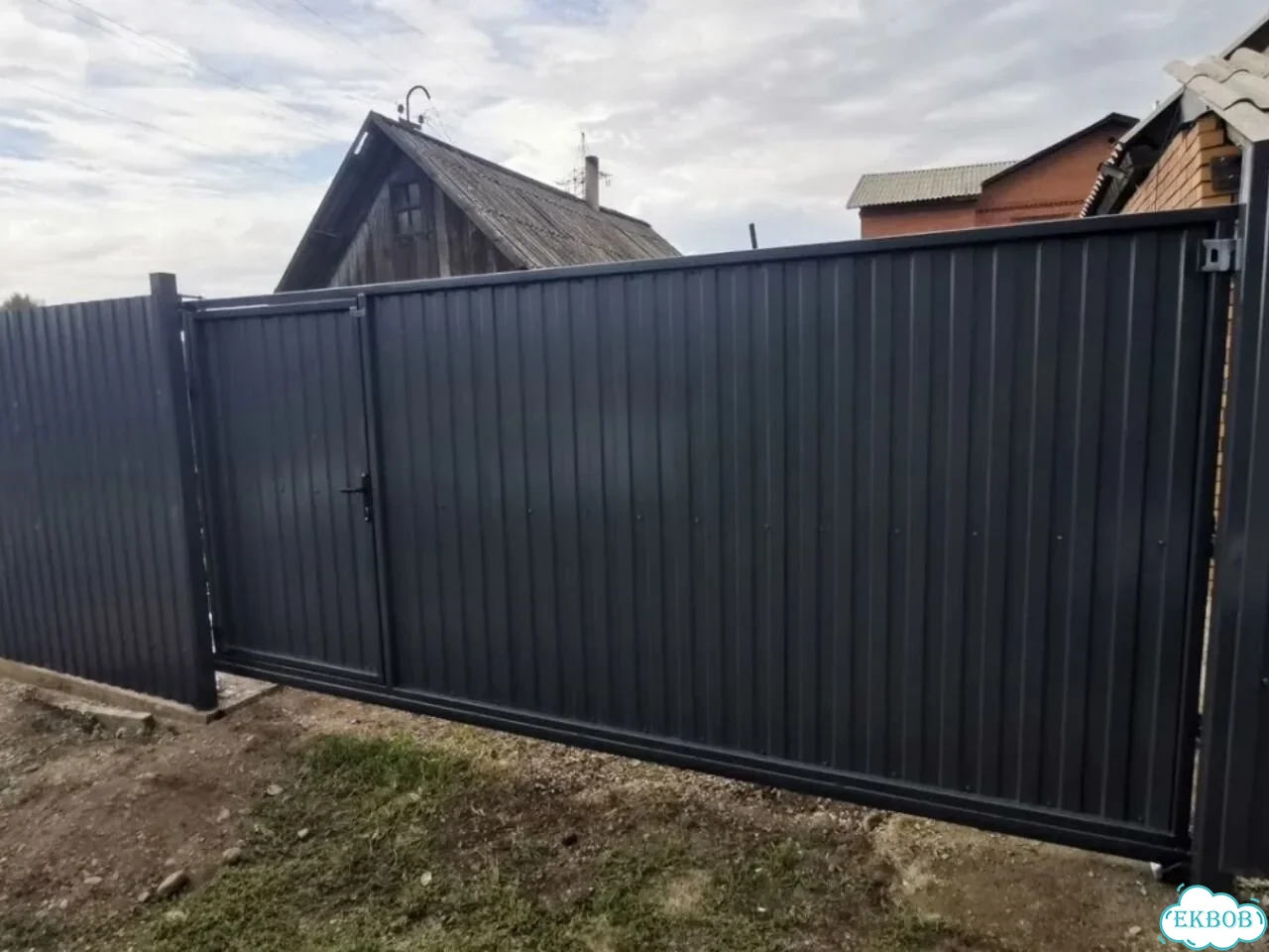 Забор под ключ Ворота распашные Калитка фото 9