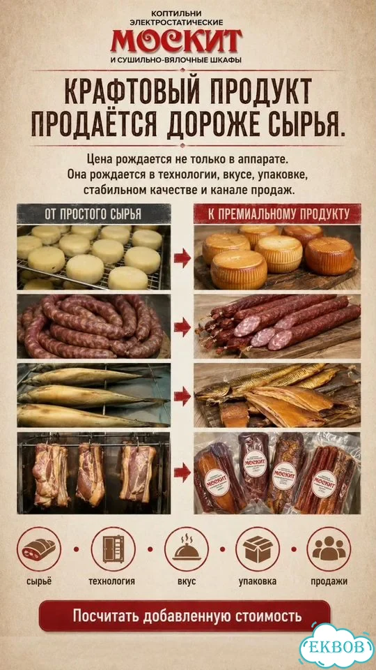 Коптильно-вялочный цех фото 9