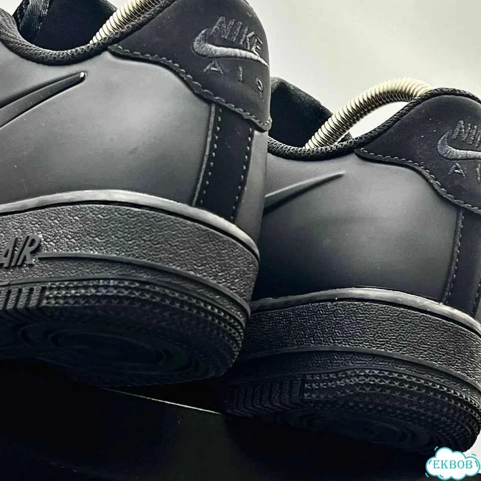 Nike air force 1 foamposite Black фото 4
