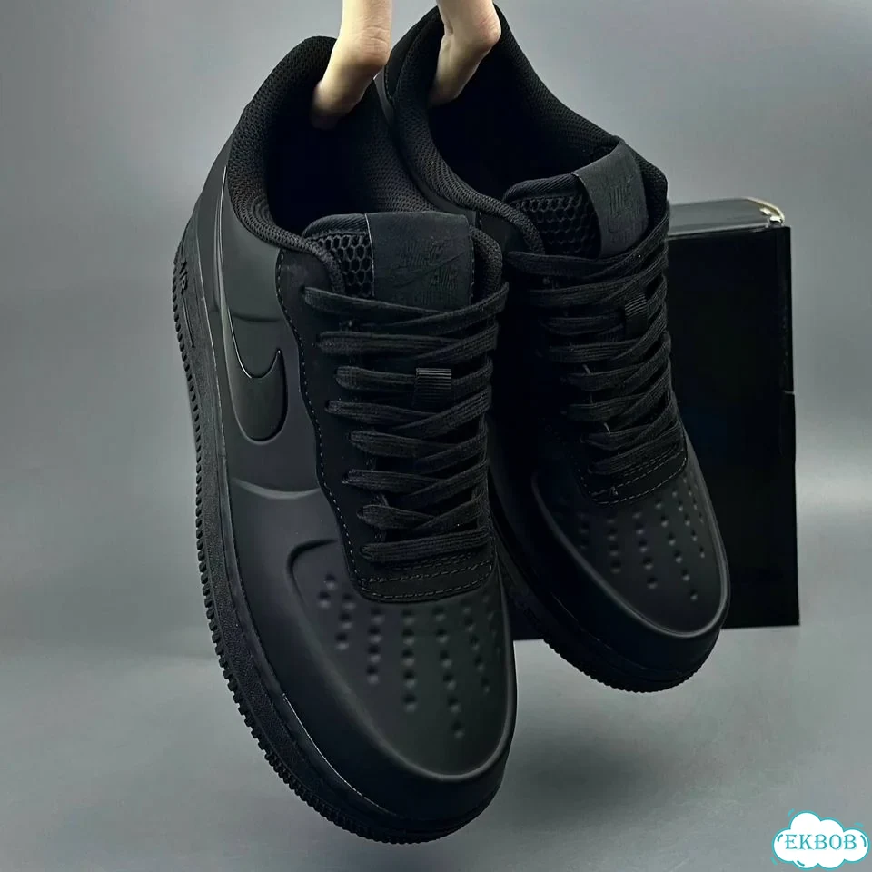 Nike air force 1 foamposite Black фото 5