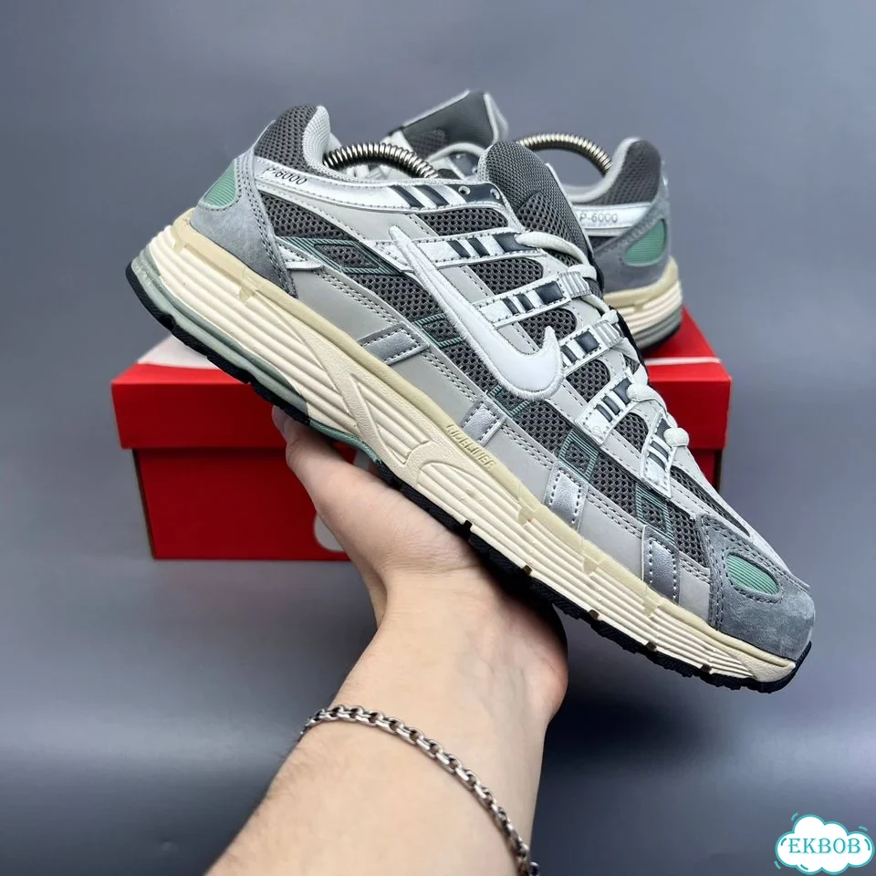 Nike P6000 Grey Beige фото 2