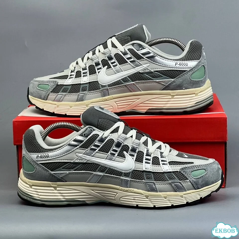 Nike P6000 Grey Beige фото 7