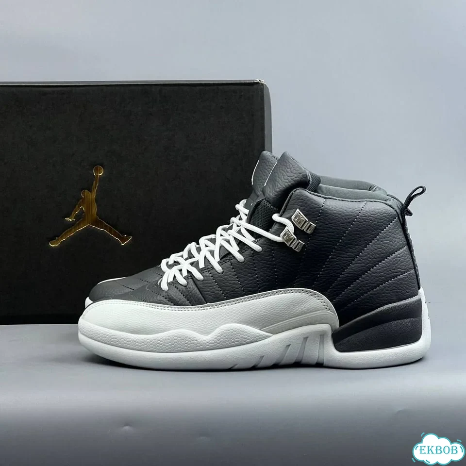 Nike Jordan 12 Grey White фото 1