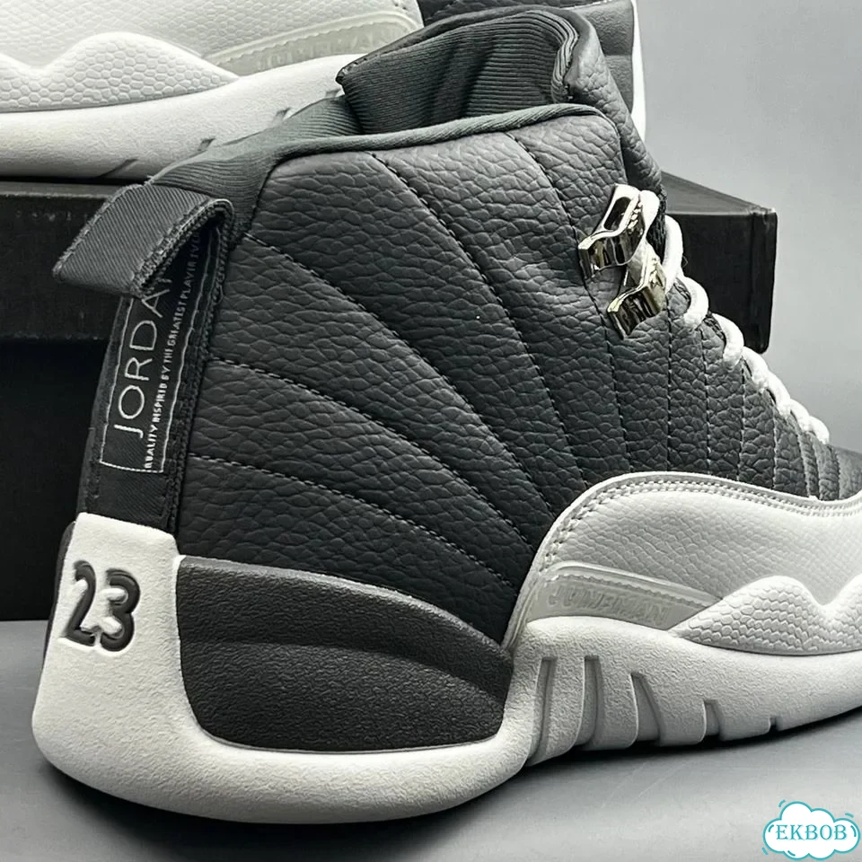 Nike Jordan 12 Grey White фото 7