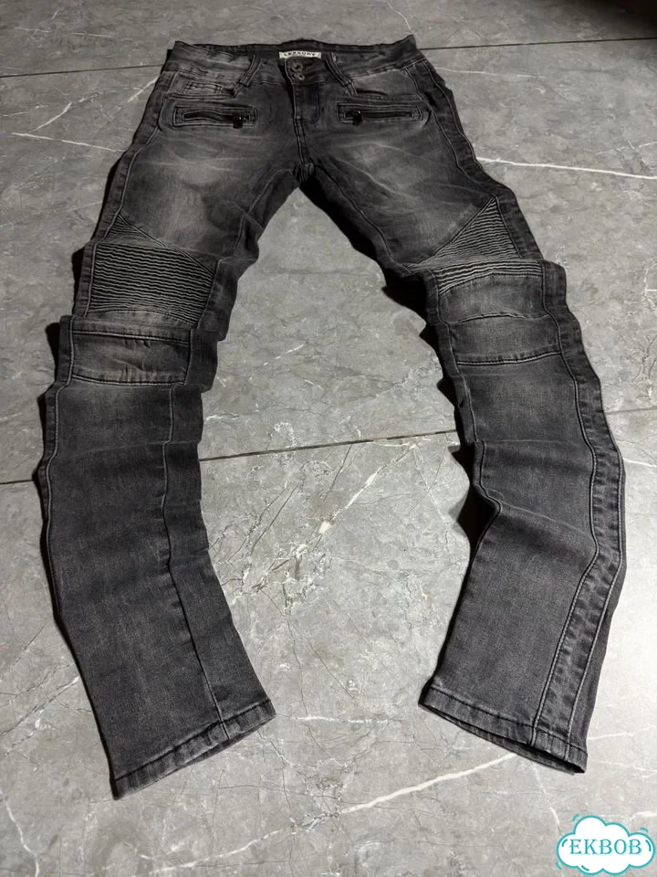 Джинсы Balmain slim fit drip type фото 1