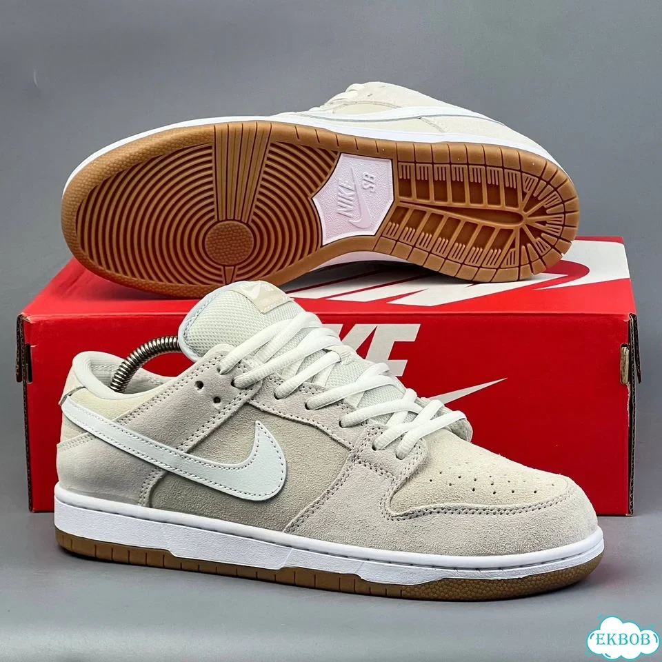 Nike Dunk SB Low Beige White фото 8