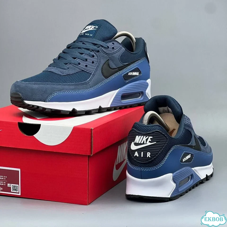 Nike Air Max 90 Navy White фото 2