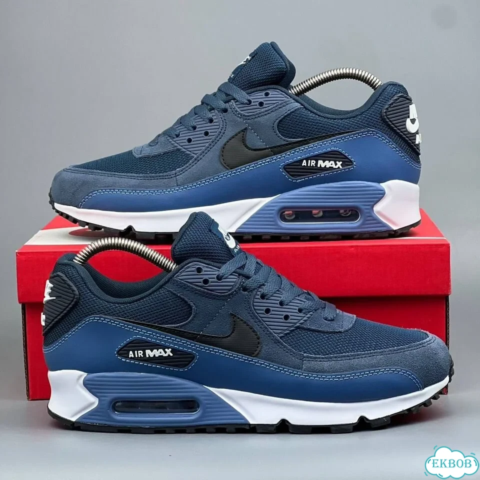 Nike Air Max 90 Navy White фото 6