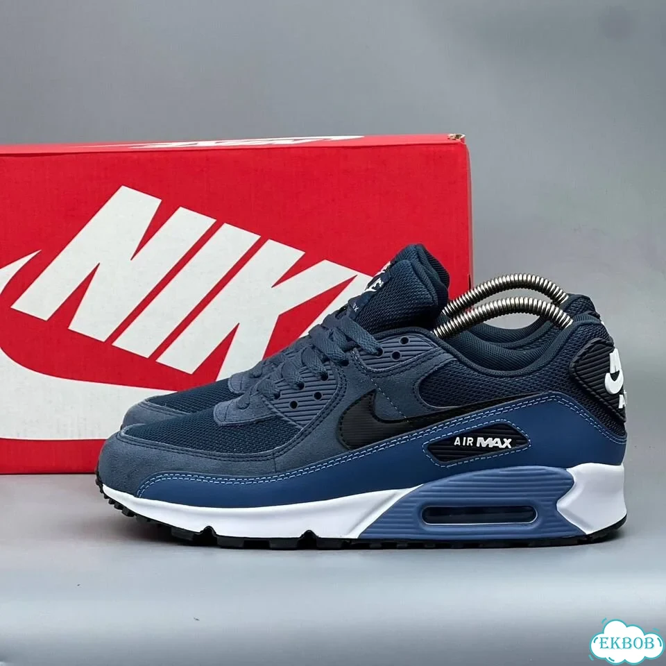 Nike Air Max 90 Navy White фото 7