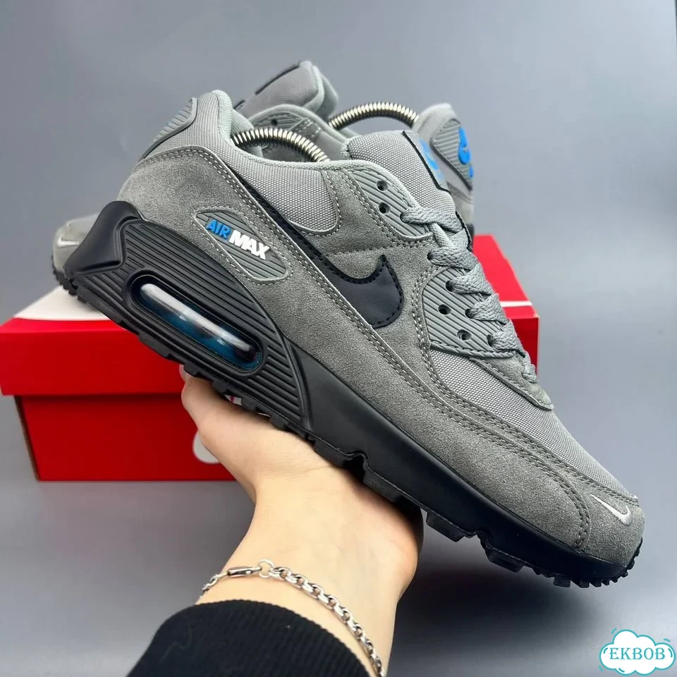 Nike Air Max 90 Grey Black фото 2