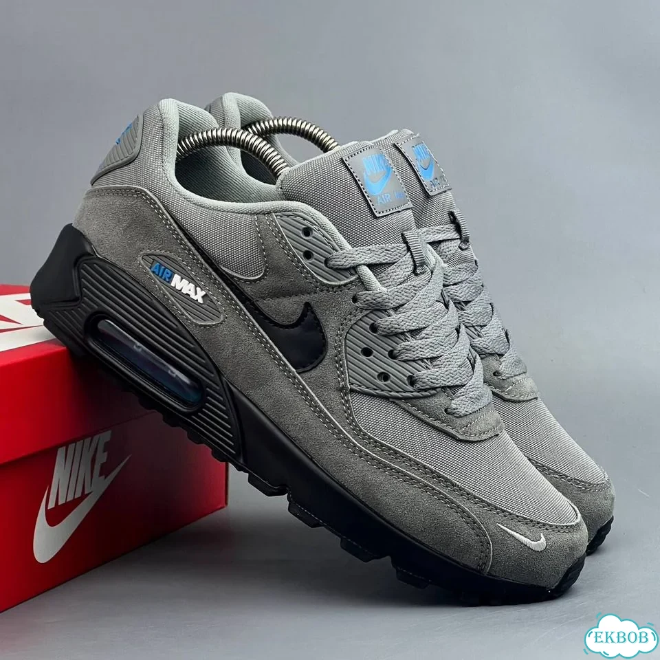 Nike Air Max 90 Grey Black фото 3